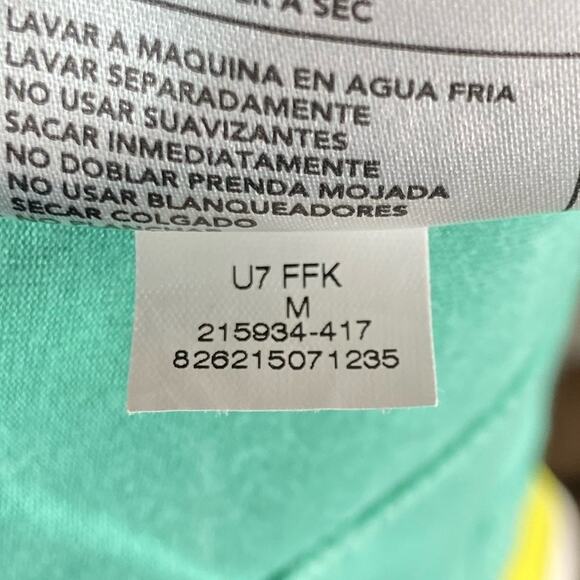 Nike Fit Dry Racerback Tank In Green And Yellow Women's Size Medium - Picture 7 of 8